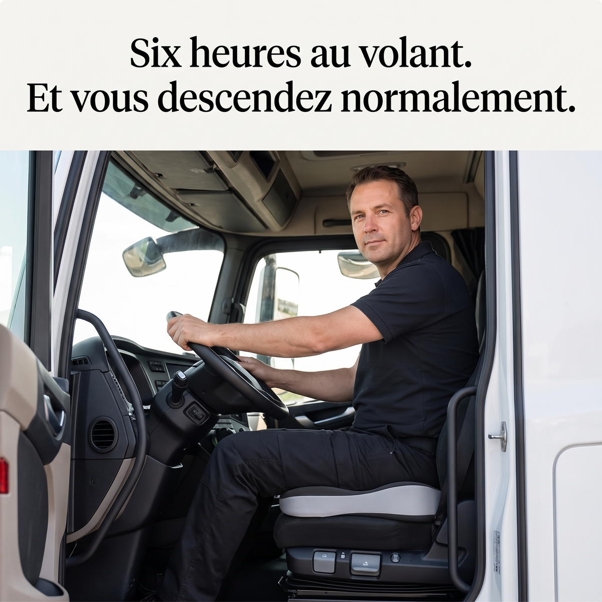 Six heures au volant, et vous descendez normalement